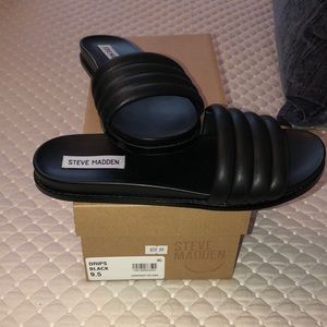 Steve Madden Drips Black 9.5
